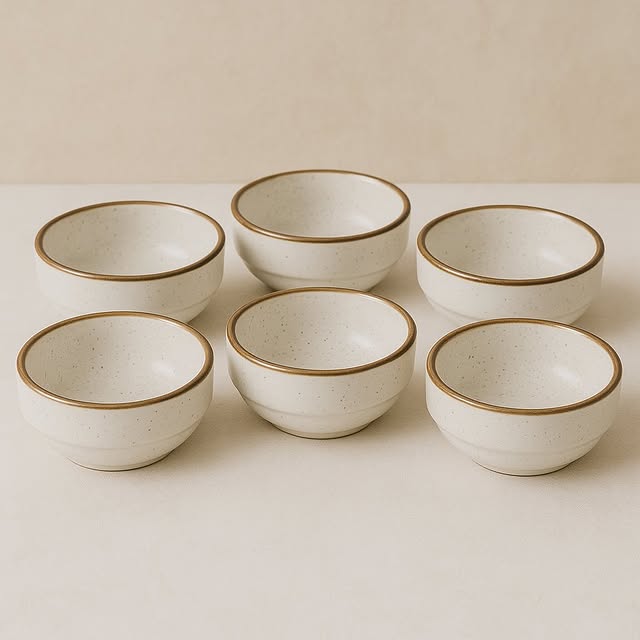 Ceramic Dinner Plates Set, 14 Pieces