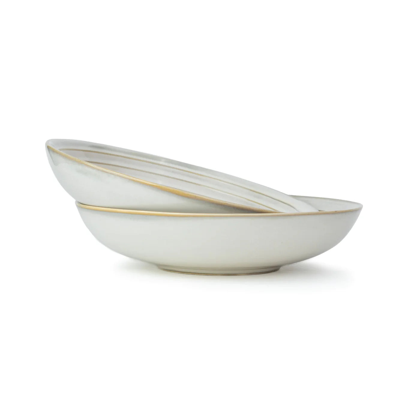 Ceramic Pasta Bowl Set of 2 – Alba – White