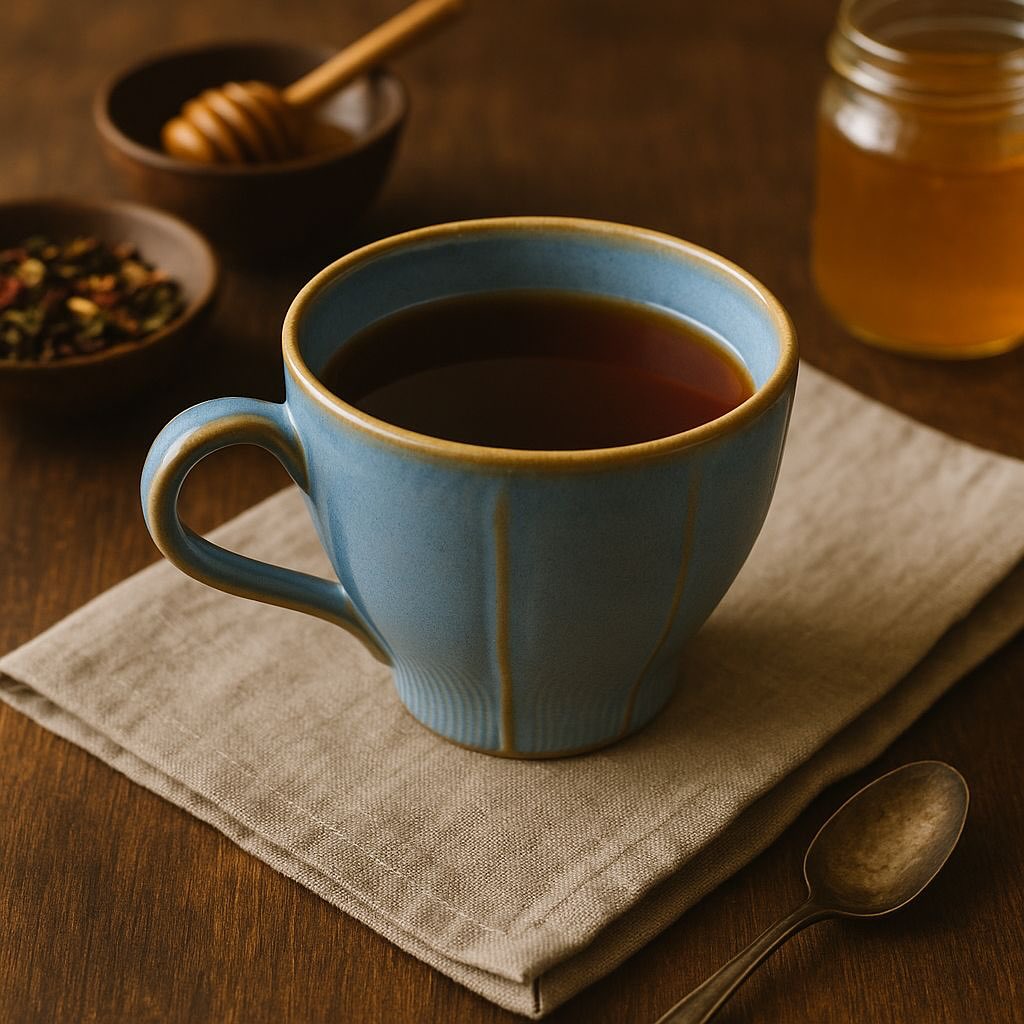 Blue Sky Ceramic Tea Cup Set, 200ml | Set of 6