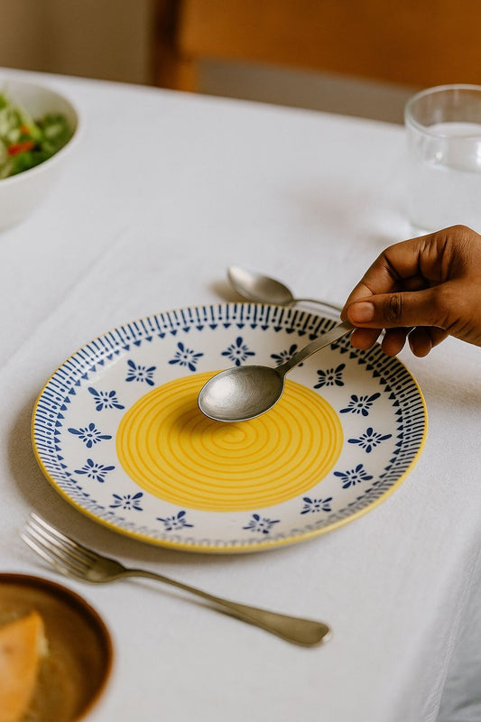 Dinner Plates | Quarter Plates | Sets – Mediterranean Yellow
