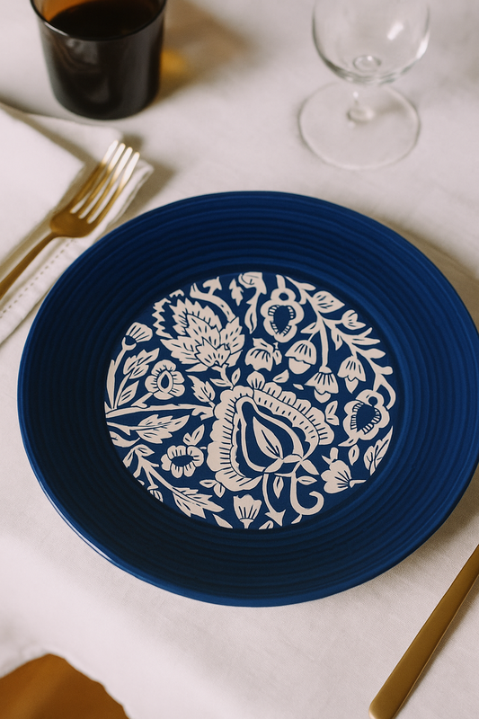 Dinner Plates |  Quarter Plates | Sets – Mughal Blue
