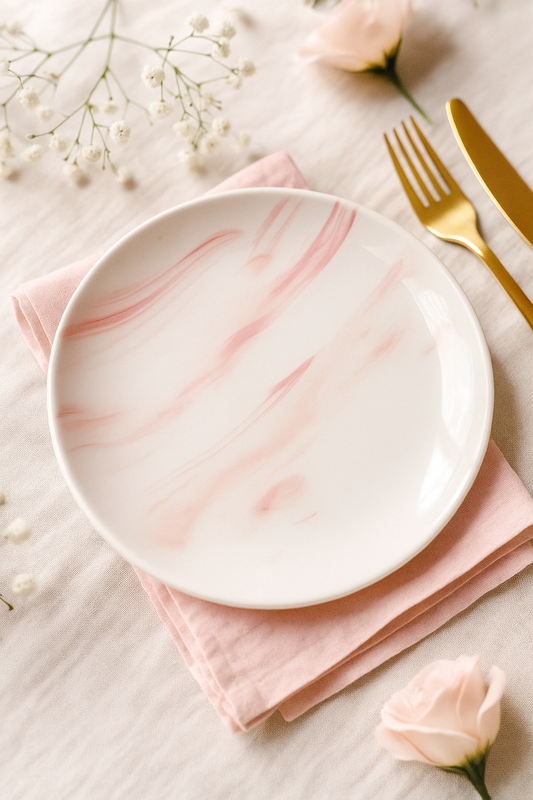 Dinner Plates | Quarter Plates | Sets – Rose Marble